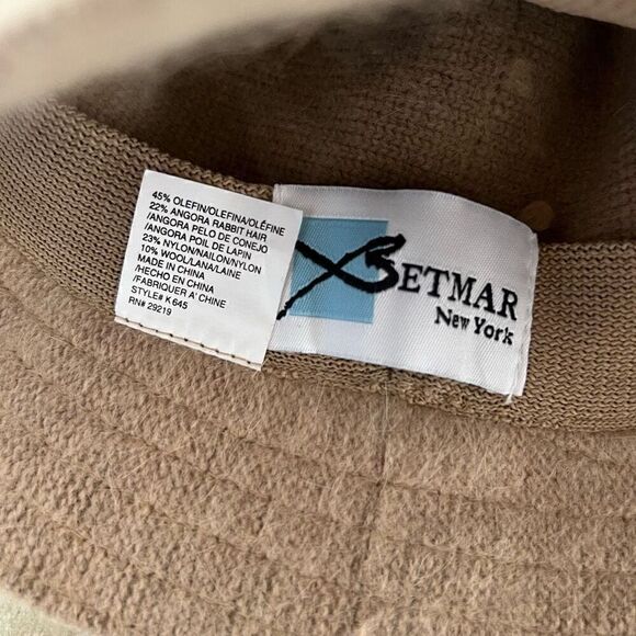 Betmar New York Angora Wool Bucket hat 00 90s Y2K - Picture 8 of 8